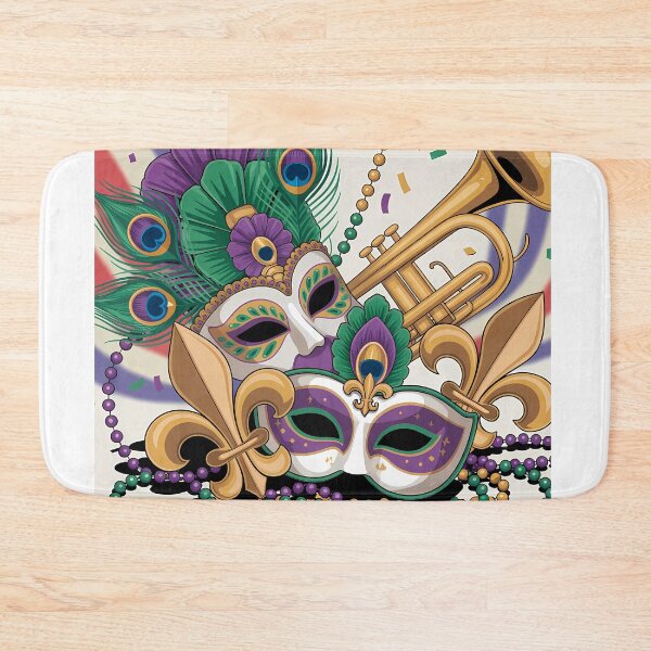 Item preview, Mardi Gras Carnival Wall Art American Flag designed and sold by LiviuGligoros.