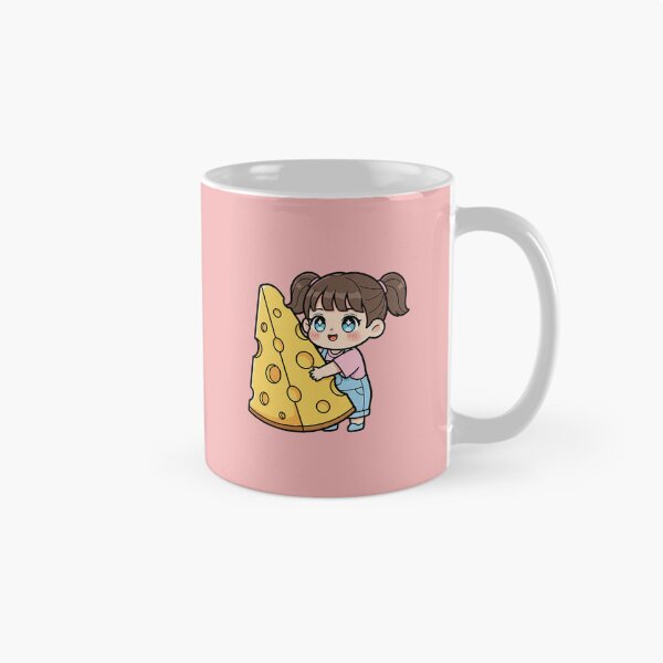 Item preview, The girl with the big piece of cheese. designed and sold by FluffyGallery.