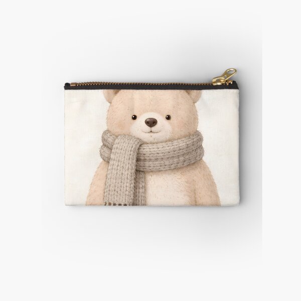 Item preview, Cozy Teddy Bear Illustration – Cute Winter Animal Wall Art designed and sold by Beamiverse.