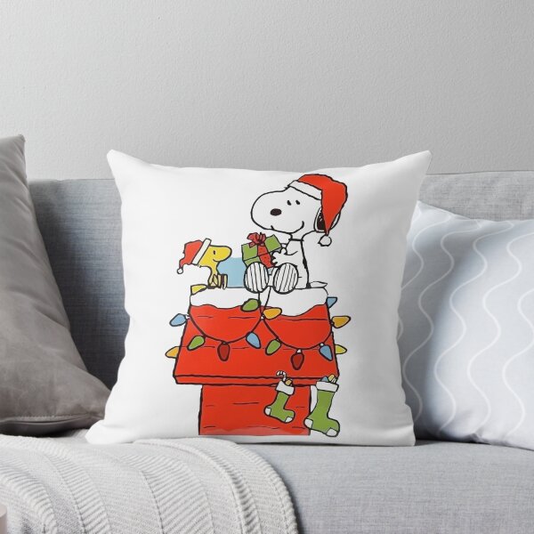 Item preview, Christmas Snoopy and Woodstock with Gifts on Doghouse designed and sold by dlindzw.