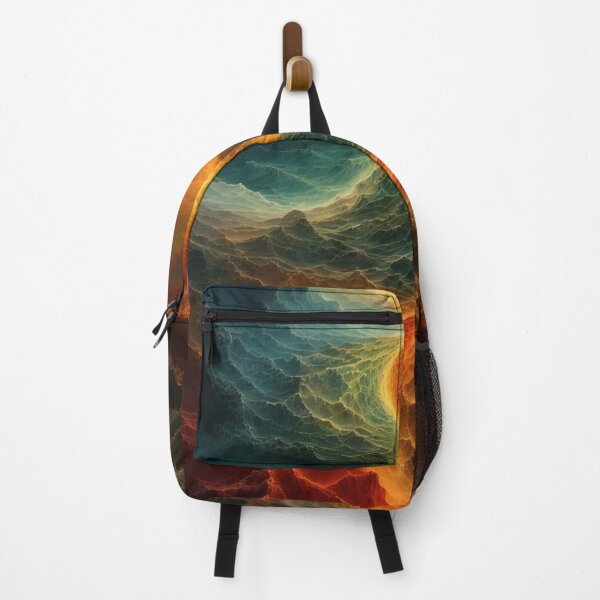 Item preview, Abstract splendor of color: Fire meets water designed and sold by Mianku | Für das Leben.