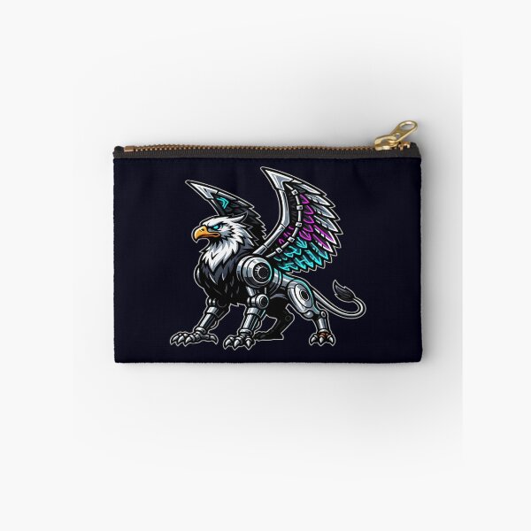 Item preview, Cyberpunk Mecha Griffin - Futuristic Mythological Beast designed and sold by Dakson Design - Fantasy Art.