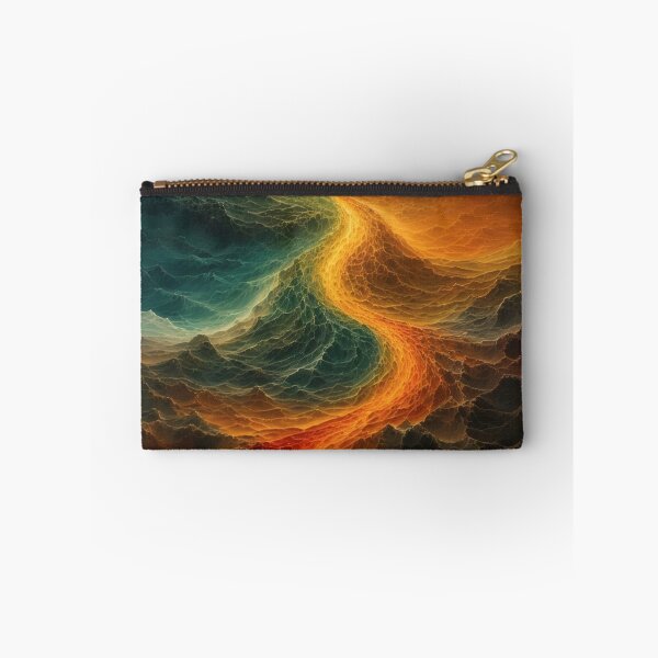 Item preview, Abstract splendor of color: Fire meets water designed and sold by Mianku | Für das Leben.
