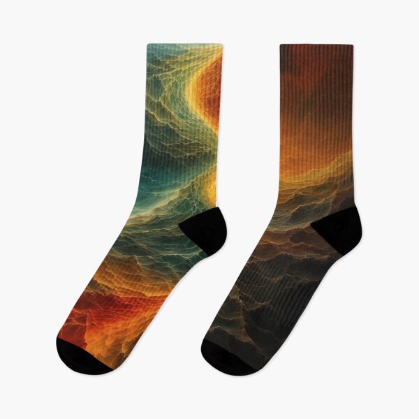 Item preview, Abstract splendor of color: Fire meets water designed and sold by Mianku | Für das Leben.