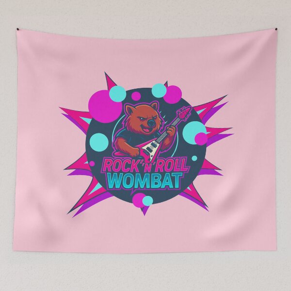 Item preview, Rock n Roll Wombat designed and sold by pUNKnown.