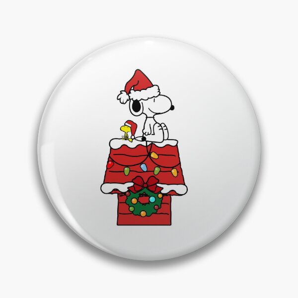 Item preview, Snoopy y Woodstock sentados en la caseta navideña designed and sold by dlindzw.