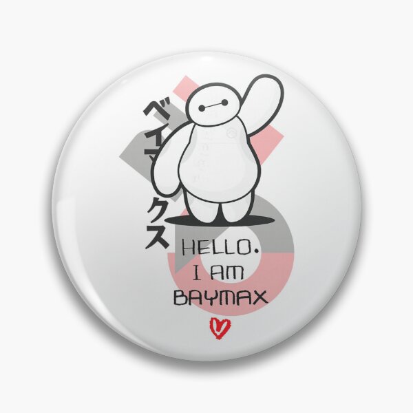 Item preview, Big Hero  Hello I Am Baymax Cute Kanji  designed and sold by TrippAnge.