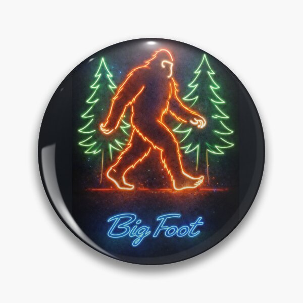 Item preview, Neon Bigfoot Night Walk designed and sold by ArgentoArt.