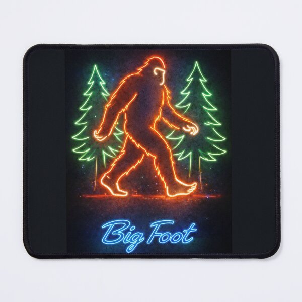 Item preview, Neon Bigfoot Night Walk designed and sold by ArgentoArt.