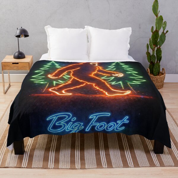 Item preview, Neon Bigfoot Night Walk designed and sold by ArgentoArt.