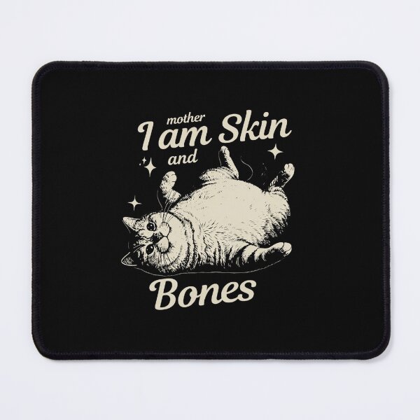 Item preview, Mother I Am Skin and Bones Cat - Burnout Cat - Sarcastic Cat Mom designed and sold by SquiggleNest.