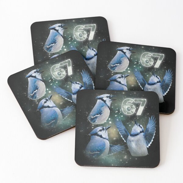 Item preview, Celestial Blue Jay 67 6 7 Spirit Tee designed and sold by LashondaGreen89.