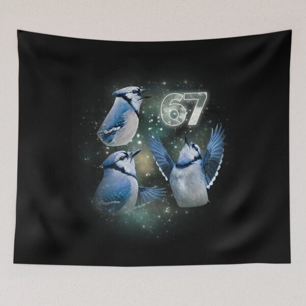 Item preview, Celestial Blue Jay 67 6 7 Spirit Tee designed and sold by LashondaGreen89.