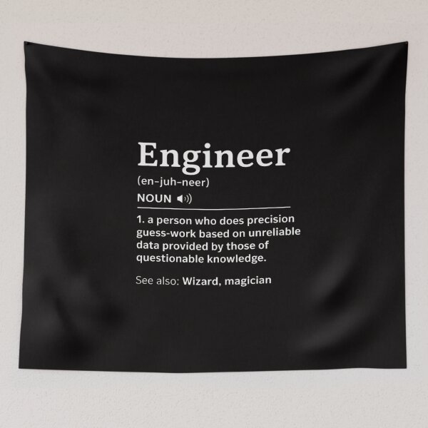 Item preview, Engineer Definition Engineering Mechanical Civil Gift designed and sold by AnimeManga2D.