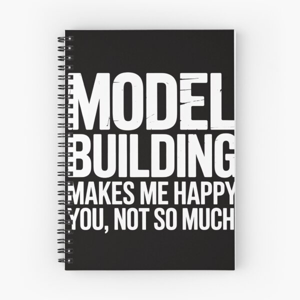 Item preview, Model Building Makes Me Happy You Not So Much designed and sold by AnimeManga2D.