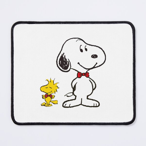 Item preview, Cute Snoopy and Woodstock Wearing Red Bow Ties designed and sold by dlindzw.