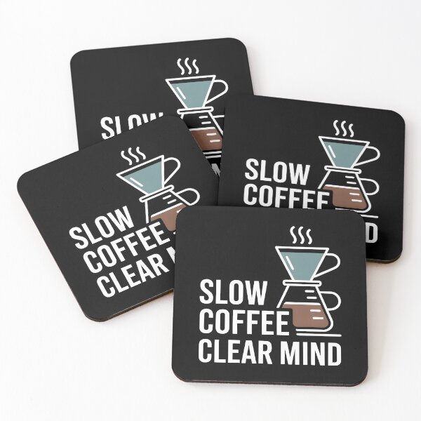 Item preview, Slow Coffee Clear Mind Specialty Coffee Shiry designed and sold by Viktorio Art Shop.