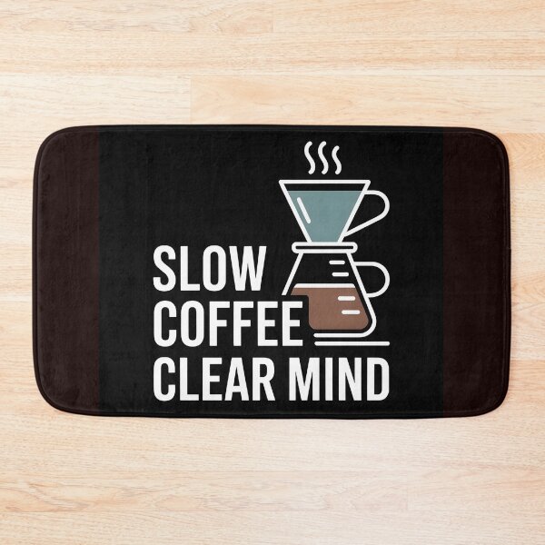 Item preview, Slow Coffee Clear Mind Specialty Coffee Shiry designed and sold by Viktorio Art Shop.