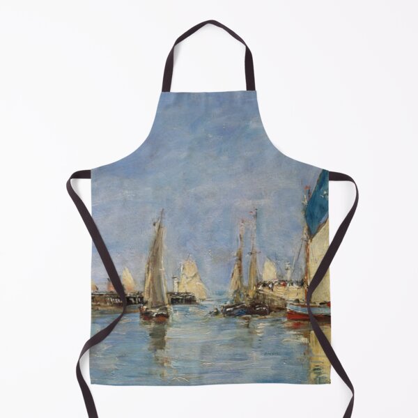 Item preview, Sailing boats in the port of Trouville designed and sold by SharonTheFirst.