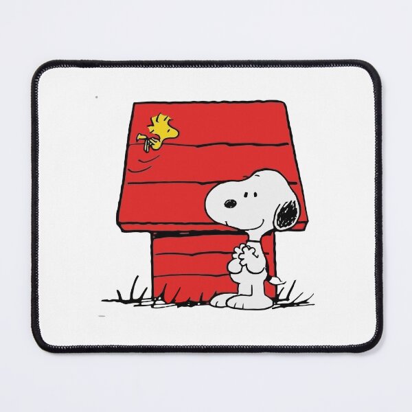 Item preview, Sweet Snoopy Praying Beside Doghouse Cute Art designed and sold by dlindzw.