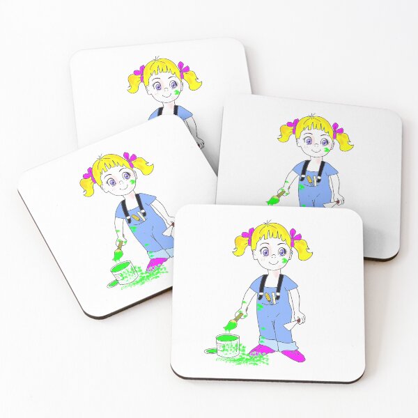 Item preview, Little Budding Artist, Colors in Action. designed and sold by chromyral-creations.
