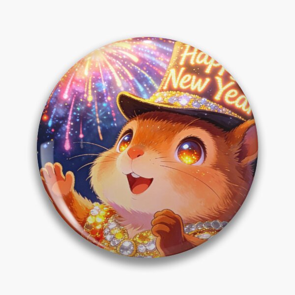 Item preview, New Years Squirrel designed and sold by vernonplatt.