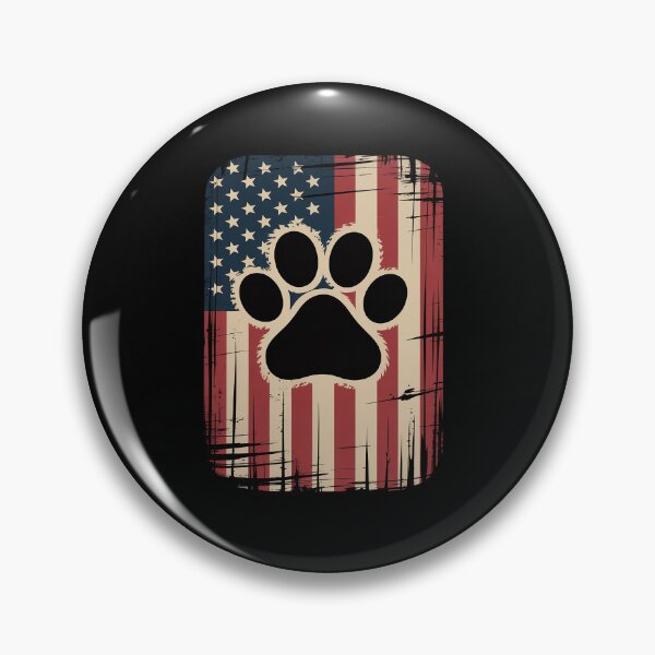 Item preview, 4th Of July American Flag Patriotic Dog & Cat Paw Print designed and sold by SIGORDESIGN.