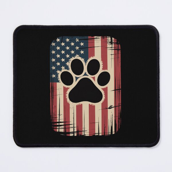 Item preview, 4th Of July American Flag Patriotic Dog & Cat Paw Print designed and sold by SIGORDESIGN.