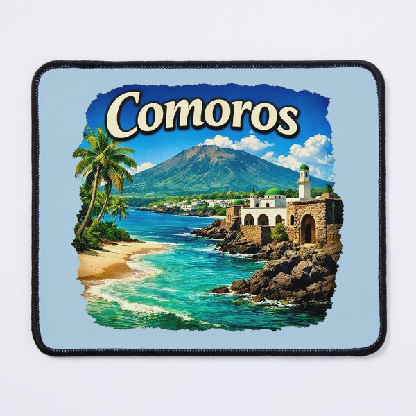 Item preview, Comoros Tropical Island designed and sold by Myra365Art.