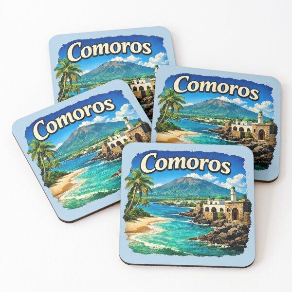 Item preview, Comoros Tropical Island designed and sold by Myra365Art.