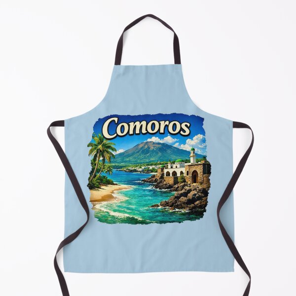 Item preview, Comoros Tropical Island designed and sold by Myra365Art.
