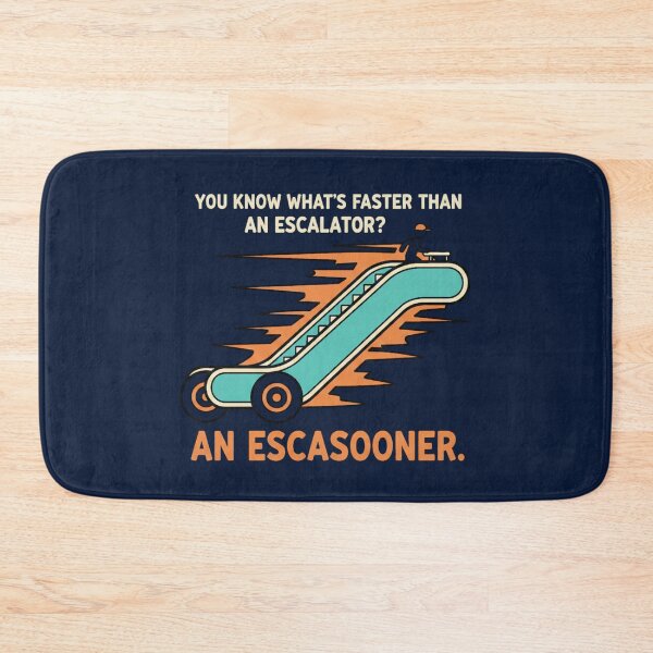 Item preview, Escasooner Dad Joke T-Shirt – Funny Escalator Pun Graphic Tee for Dads & Humor Lovers designed and sold by ArtisanBagel.