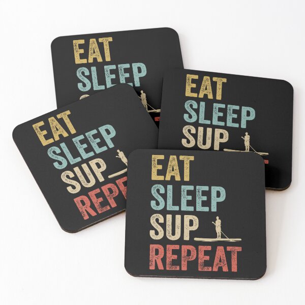 Item preview, Stand Up Paddle Board Eat Sleep Sup Repeat designed and sold by vaharisanic.