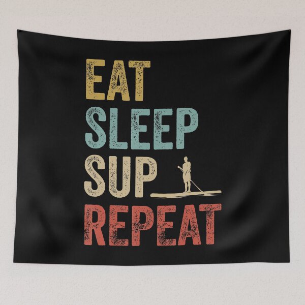 Item preview, Stand Up Paddle Board Eat Sleep Sup Repeat designed and sold by vaharisanic.