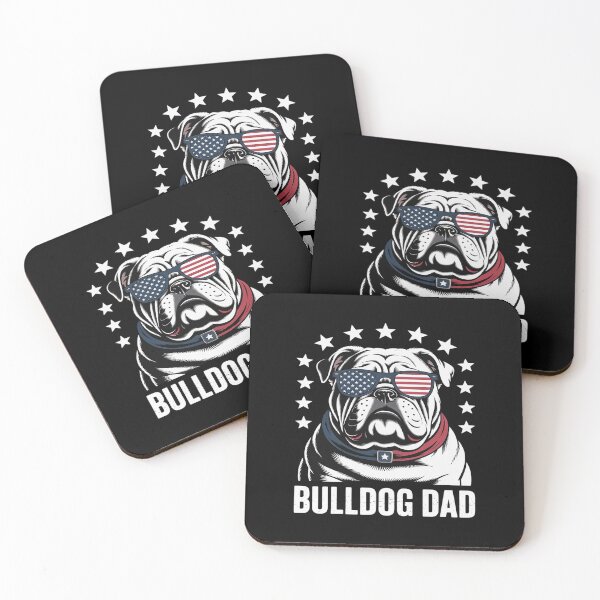 Item preview, American Bulldog Dad USA Flag 4th of July Dog Father designed and sold by SIGORDESIGN.