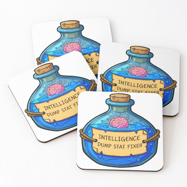 Item preview, Intelligence Dump Stat Fixer: RPG Potion designed and sold by SkinnyFlatWhite.