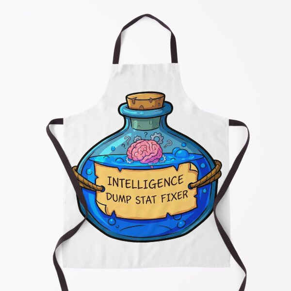 Item preview, Intelligence Dump Stat Fixer: RPG Potion designed and sold by SkinnyFlatWhite.