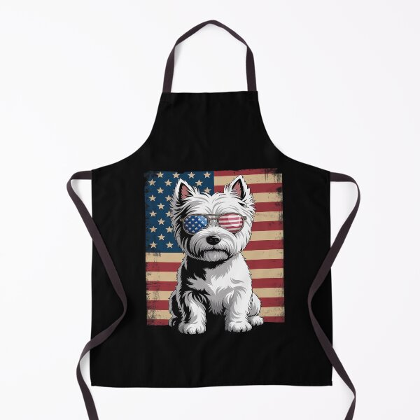 Item preview, American Flag Patriotic Westie Dog Lover 4th Of July designed and sold by SIGORDESIGN.