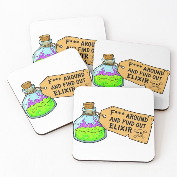 Item preview, F*** Around and Find Out Elixir: Dangerous RPG Potion designed and sold by SkinnyFlatWhite.