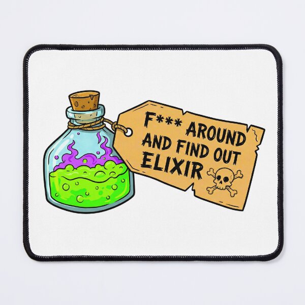 Item preview, F*** Around and Find Out Elixir: Dangerous RPG Potion designed and sold by SkinnyFlatWhite.