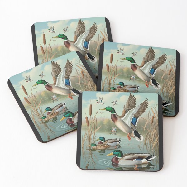 Item preview, Mallard in flight png illustration flying mallard duck designed and sold by Eskomeranola.
