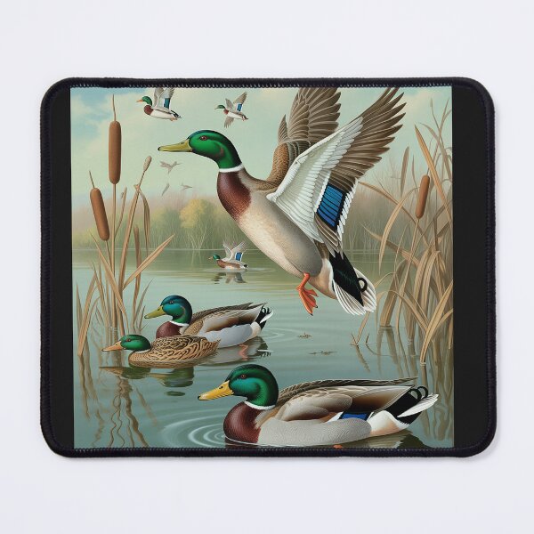 Item preview, Mallard in flight png illustration flying mallard duck designed and sold by Eskomeranola.