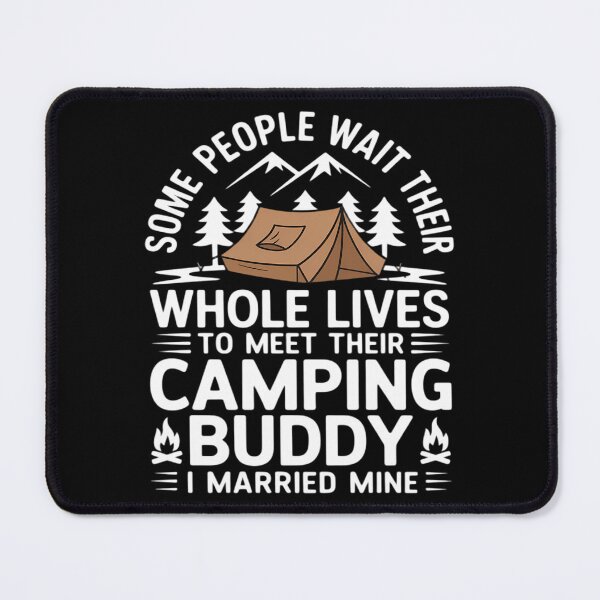 Item preview, Cool Camping Buddies Funny Husband & Wife designed and sold by AsteriskDatBArt.