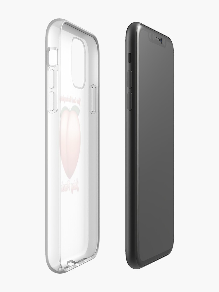 Coque iPhone « Vous ne pouvez pas être la pêche juteuse de tout le monde - Emoji », par bigsteve98