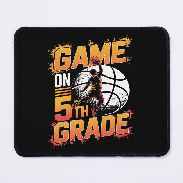 Item preview, Games On Fifth Grade Basketball First Day Of School designed and sold by SIGORDESIGN.