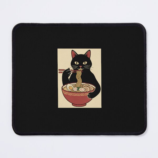 Item preview, Japanese Ukiyo-e Cat Eating Ramen – Vintage Noodle Art  designed and sold by SWEET-TINAPAY.
