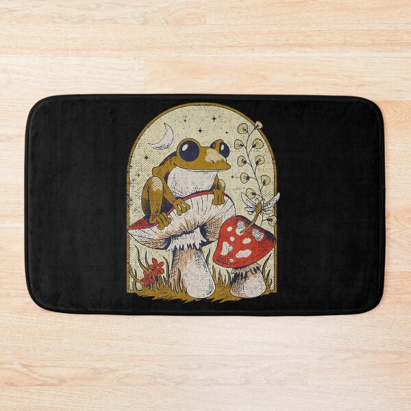Item preview, Goblincore Frog Magic Mushroom designed and sold by cesitahirjir.