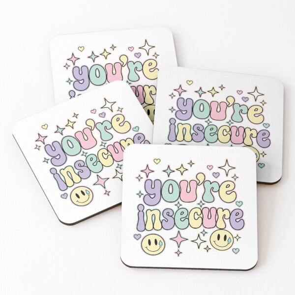 Item preview,  You're Insecure Y2K Aesthetic | Pastel Stars Smiley Soft Grunge Tee designed and sold by GeniePixel.