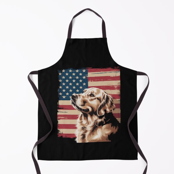 Item preview, Golden Retriever Dog American Patriot Shirt July 4th Lovers designed and sold by SIGORDESIGN.