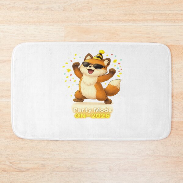 Item preview, Party Mode ON 2026 – Cute Dancing Fox New Year Design designed and sold by CraftLum.